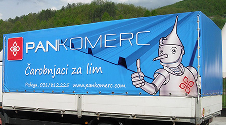 Franc Komerc | Proizvodnja kamionskih cerada